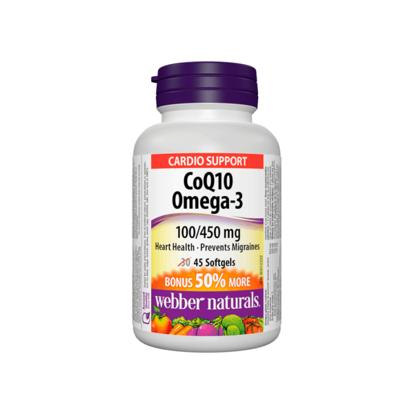 Коензим Q10 100 mg + Omega-3