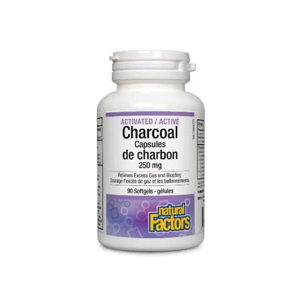 Activated Charcoal Активен въглен (от черупки на кокосов орех) 90 софтгел капсули от Vita Yana