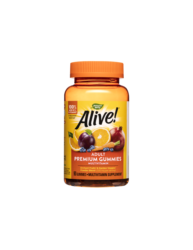 Alive! Adult Premium Gummies Multivitamin Алайв! Премиум мултивитамини за възрастни 90 желирани таблетки от Vita Yana