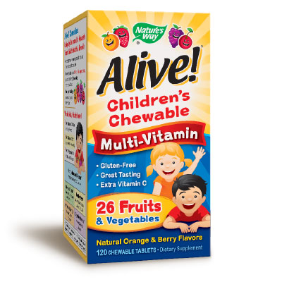 ALIVE! / АЛАЙВ /ДЪВЧАЩИ МУЛТИВИТАМИНИ ЗА ДЕЦА  120 ТАБЛ. от Vita Yana