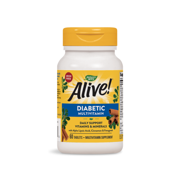 Alive! Diabetic Multivitamin Алайв! Мултивитамини за диабетици 60 таблетки от Vita Yana