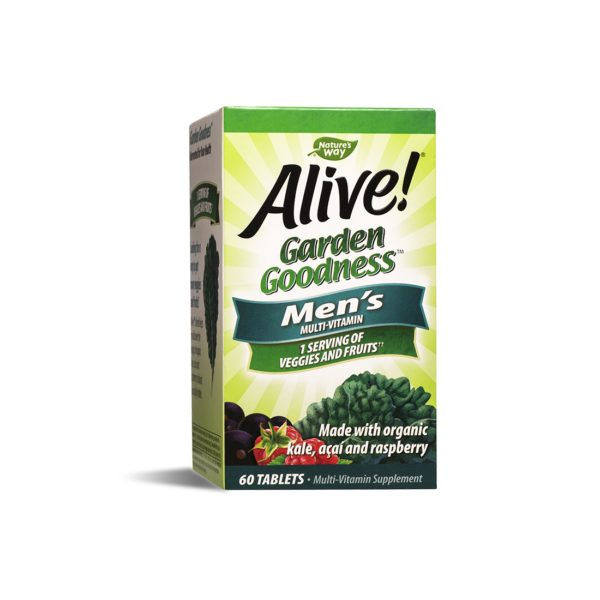 Alive! Garden Goodness™ Men`s Multi-Vitamin/ Алайв! Мултивитамини за мъже х 60 таблетки от Vita Yana