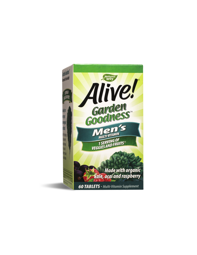 Alive! Garden Goodness™ Men`s Multi-Vitamin/ Алайв! Мултивитамини за мъже х 60 таблетки от Vita Yana