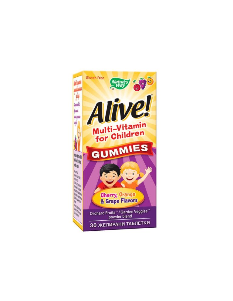 Alive! Multi-Vitamin for Children Gummies Алайв! Мултивитамини за деца 30 желирани таблетки от Vita Yana