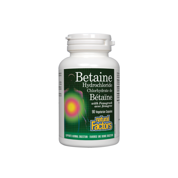 Betaine Hydrochloride/ Бетаин Хидрохлорид 500 mg x 90 капсули от Vita Yana