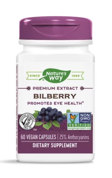 Bilberry 25% Anthocyanins/ Черна боровинка х 60 капсули от Vita Yana