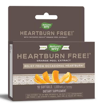 Билков екстракт от портокал срещу киселини Heartburn Free! 10 софтгел капсули от Vita Yana