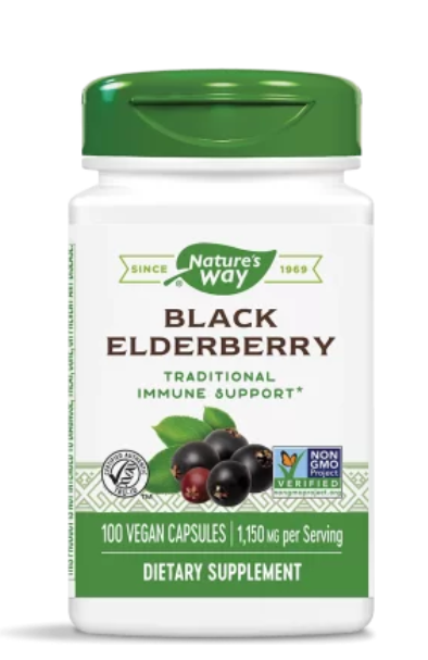 Black Elderberry/ Черен Бъз (плод и цвят) 575 mg х 100 капсули от Vita Yana