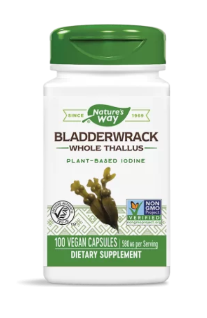 Bladderwrack Whole Thallus/ Кафяви водорасли/ Фукус 580 mg х 100 капсули от Vita Yana