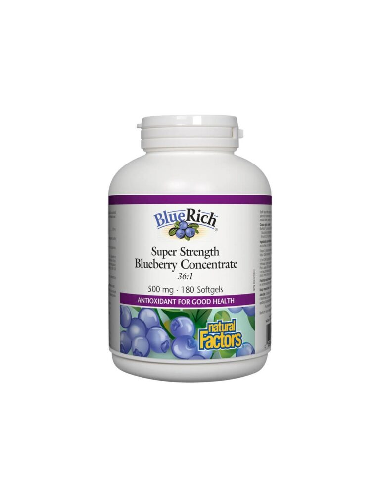 BlueRich® Blueberry Concentrate 36:1/ Синя боровинка супер концентрат 500 mg х 180 софтгел капсули от Vita Yana