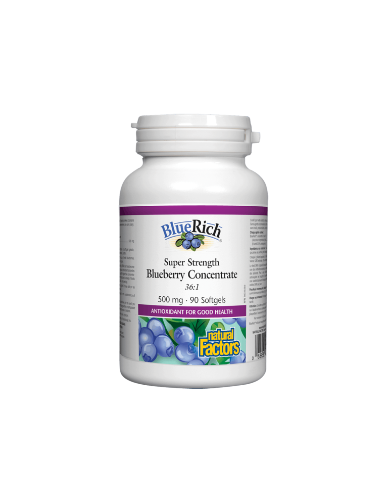 BlueRich® Super Strength Blueberry Concentrate Синя боровинка супер концентрат 500 mg