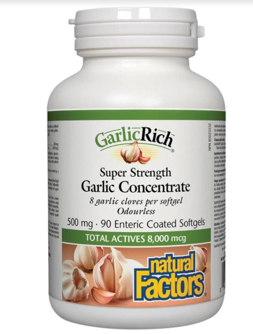 Чесън Супер Концентрат 500 mg x 90 софтгел капсули от Vita Yana