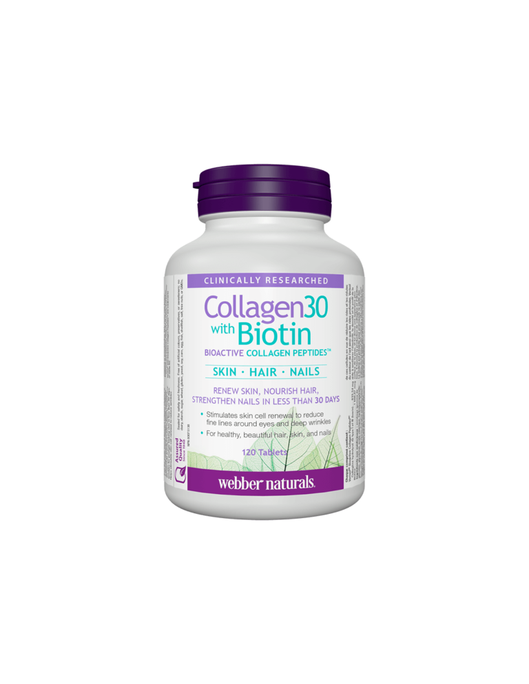 Collagen30® with Biotin Колаген (биоактивни колагенови пептиди) с биотин 120 таблетки от Vita Yana