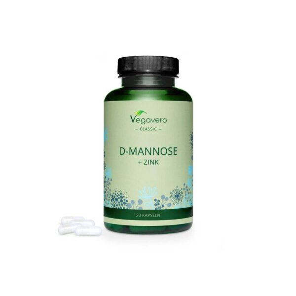 D-mannose + zink Д-маноза + цинк 120 капсули