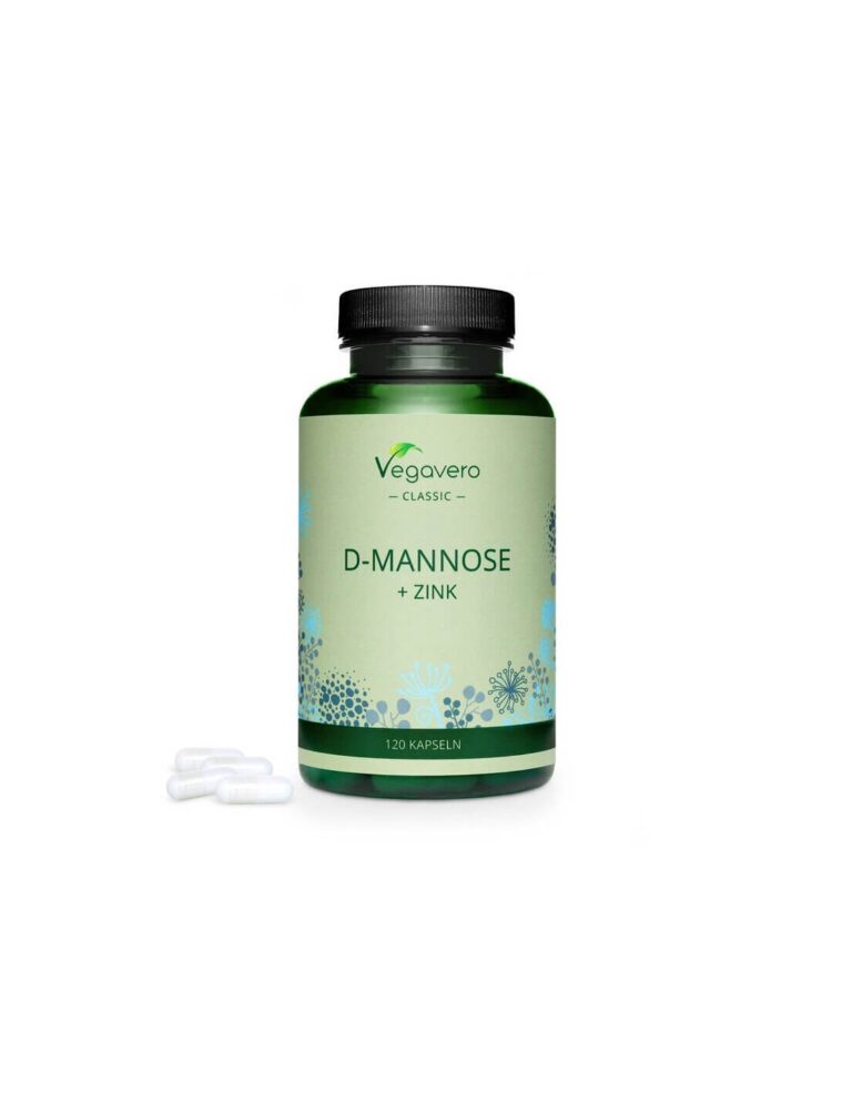 D-mannose + zink Д-маноза + цинк 120 капсули