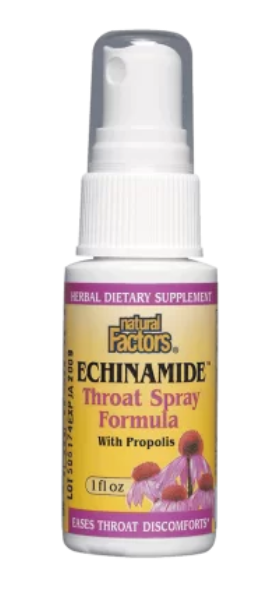 Echinamide® Throat Spray Formula/ Спрей за гърло с ехинацея и прополис x 30 ml/ 50 дози от Vita Yana