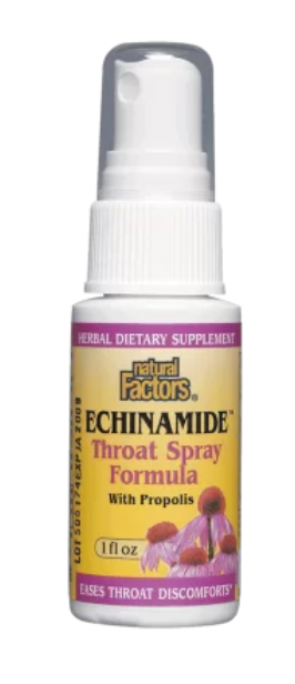 Echinamide® Throat Spray Formula/ Спрей за гърло с ехинацея и прополис x 30 ml/ 50 дози от Vita Yana