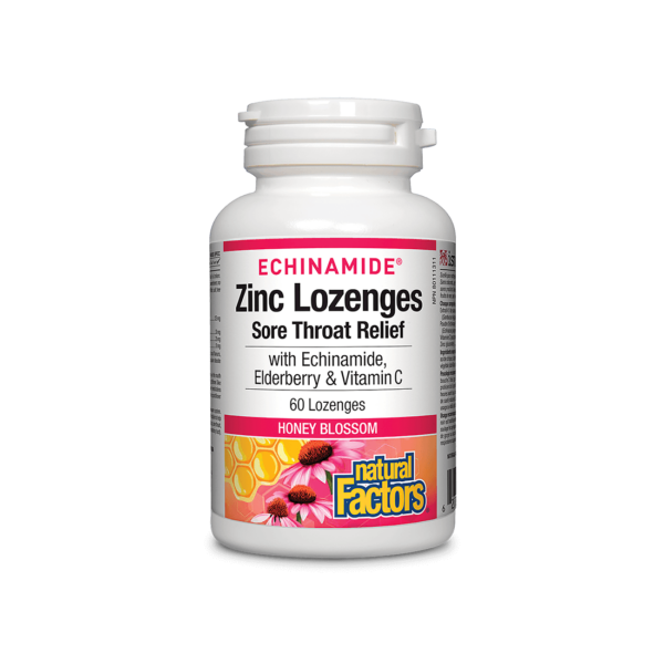 Echinamide® Zinc lozenges sore throat relief Цинк