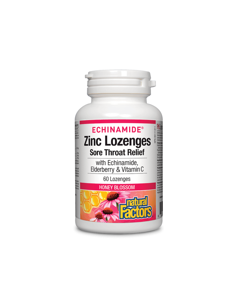 Echinamide® Zinc lozenges sore throat relief Цинк