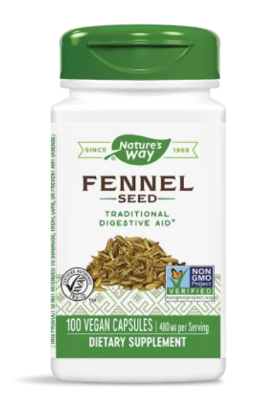 Fennel Seed/ Копър (семена) 480 mg х 100 капсули от Vita Yana