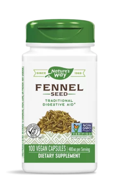 Fennel Seed/ Копър (семена) 480 mg х 100 капсули от Vita Yana
