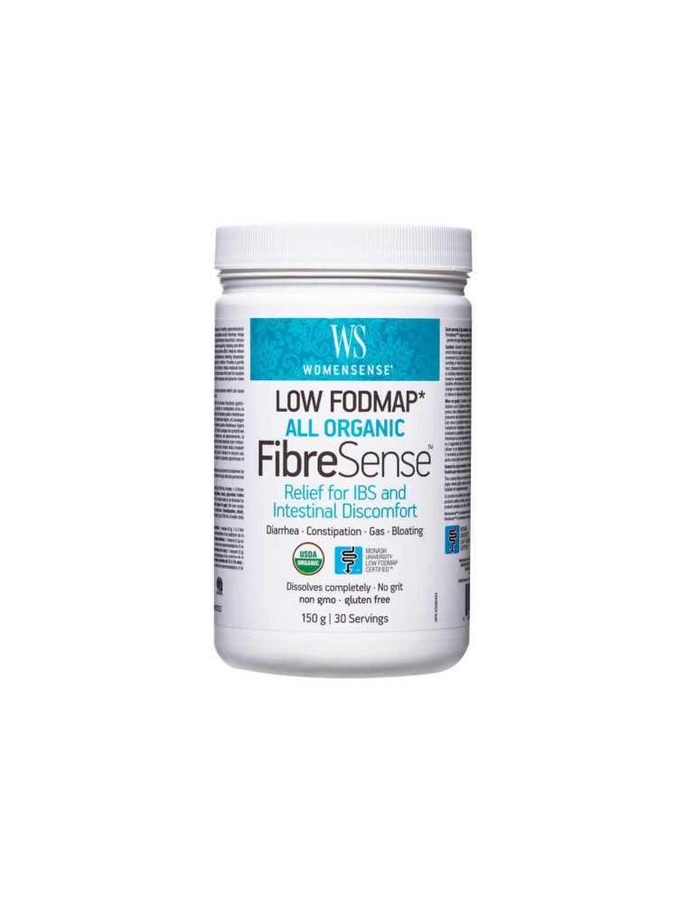 FibreSense WomenSense Low Fodmap*All Organic Relief for IBS and Intestinal Discomfort 150 g прах