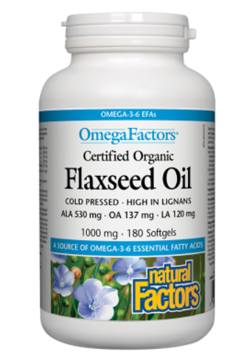 Flaxseed Oil/ Ленено масло 1000 mg х 180 софтгел капсули от Vita Yana