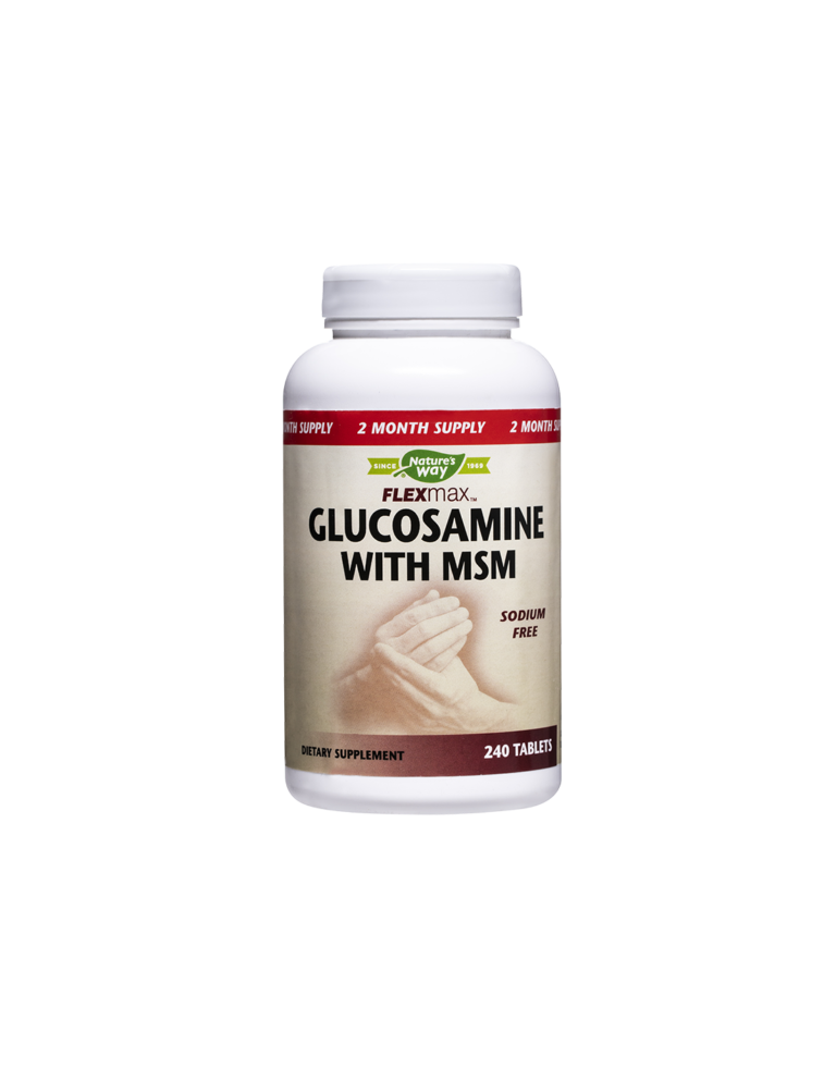 Flexmax™ Glucosamine with MSM/ Глюкозамин Сулфат & MСM 925 mg x 240 таблетки от Vita Yana