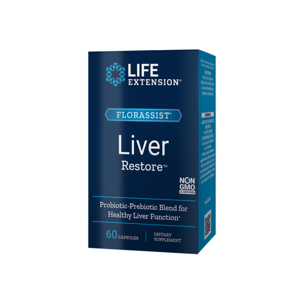 Florassist® Liver Restore/ Пробиотик в подкрепа на черния дроб х 60 капсули от Vita Yana
