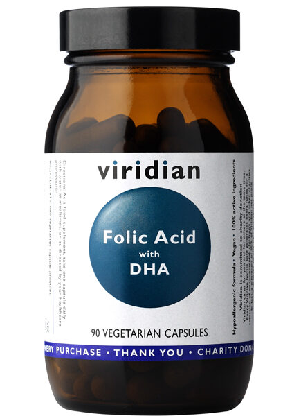 Фолиева киселина с DHA – 90 растителни капсули от Vita Yana