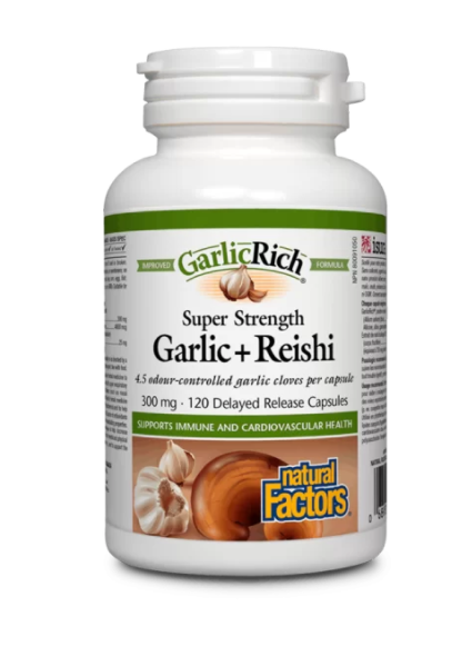GarlicRich® Super Strength Garlic+Reishi / Чесън + Рейши x 120 капсули от Vita Yana