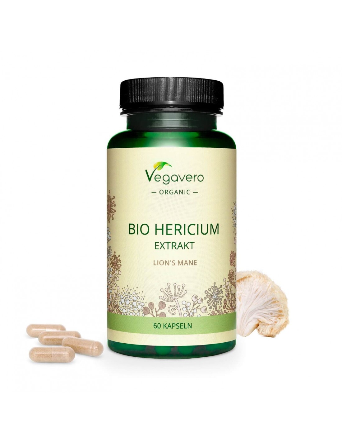 Hericium Bio Extrakt Херициум (Лъвска грива) БИО екстракт 60 капсули Hericium Bio Extrakt Херициум (Лъвска грива) БИО екстракт 60 капсули