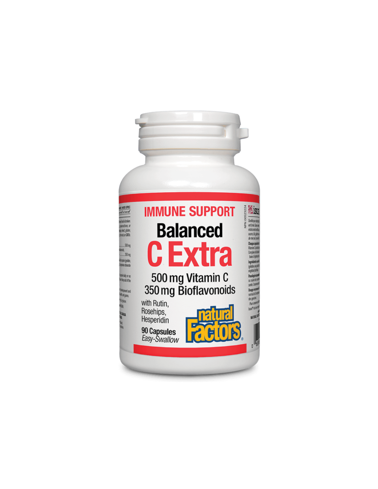 Immune Support Balanced C Extra Витамин С (500 mg) и биофлавоноиди (350 mg) 90 капсули от Vita Yana