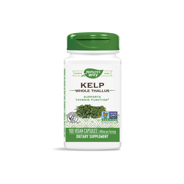 Kelp Whole Thallus/ Келп / Kафяви водорасли 600 mg x 100 капсули от Vita Yana