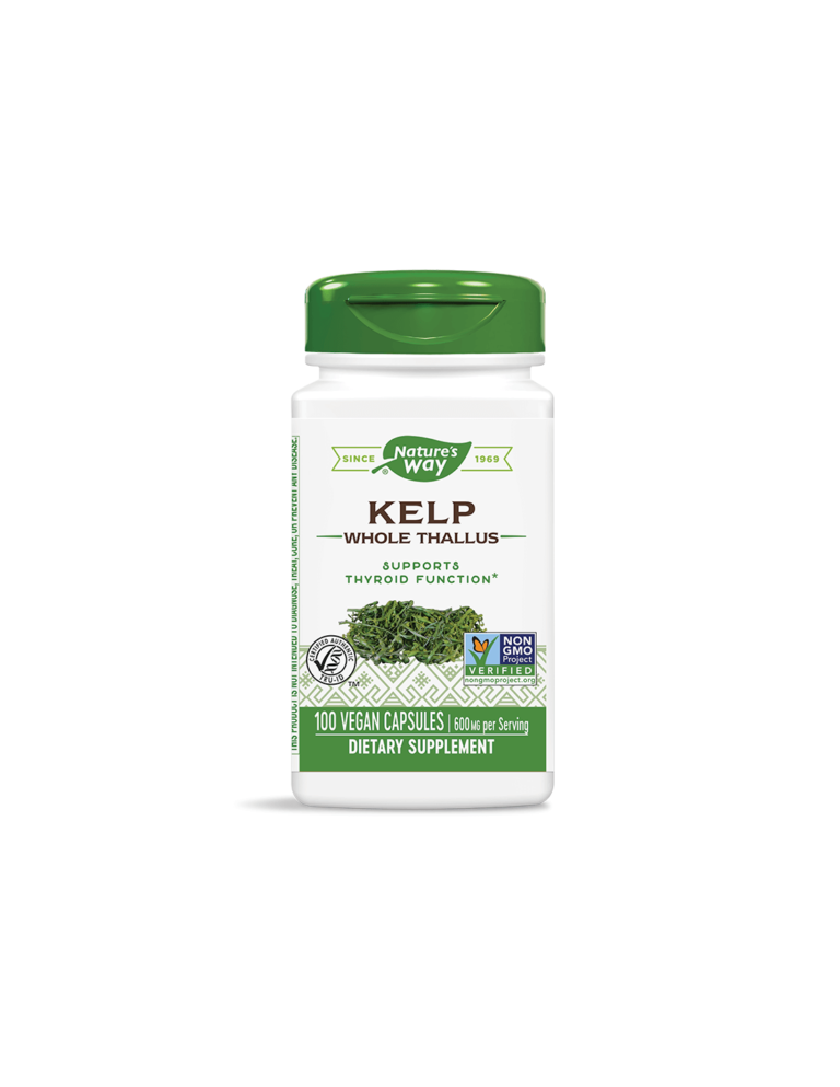 Kelp Whole Thallus/ Келп / Kафяви водорасли 600 mg x 100 капсули от Vita Yana