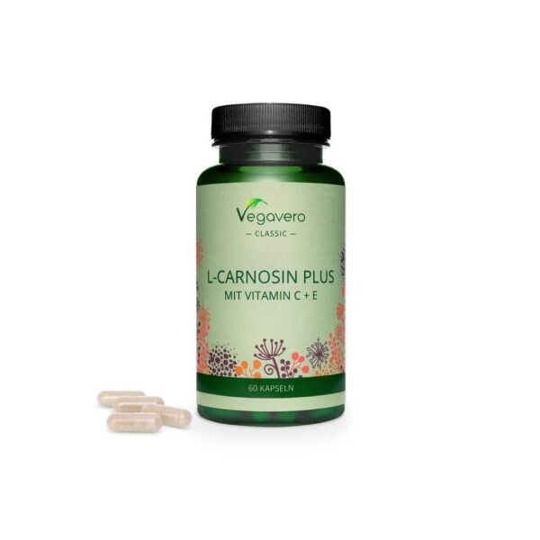 L-Carnosin plus mit Vitamin C+E Л-Карнозин Плюс Витамин С+Е 60 капсули