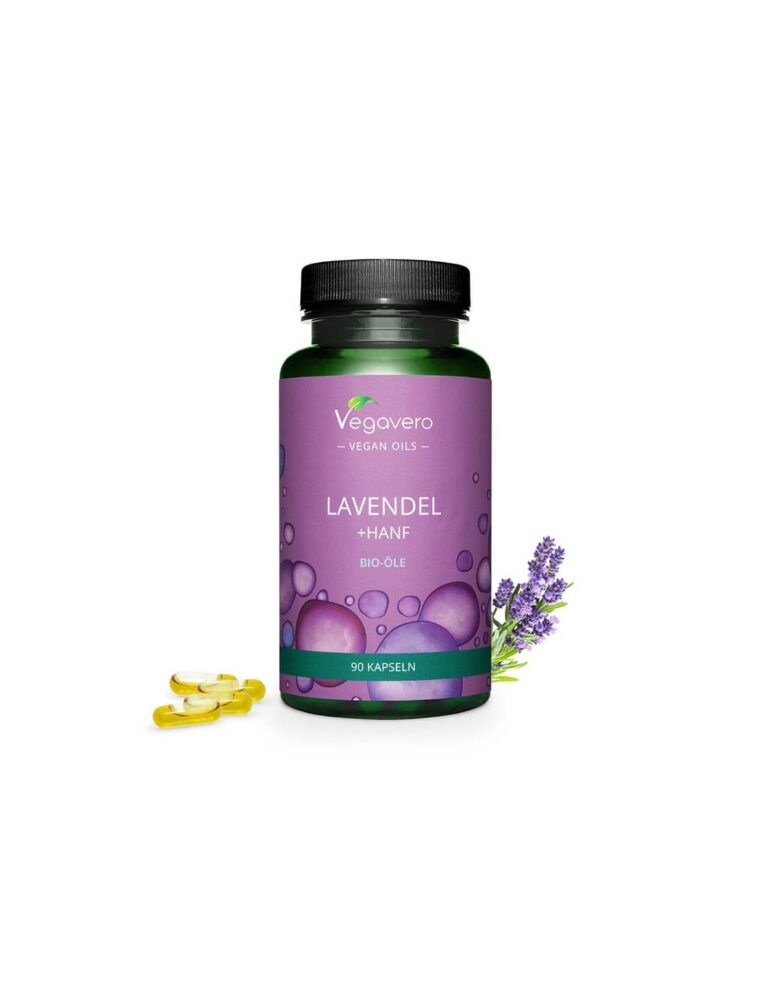 Lavendel + Hanf Bio-öle Био масло от лавандула и коноп 90 капсули от Vita Yana