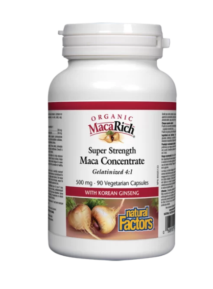 MacaRich® Organic Maca Concentrate 4:1/ Мака 500 mg х 90 капсули от Vita Yana