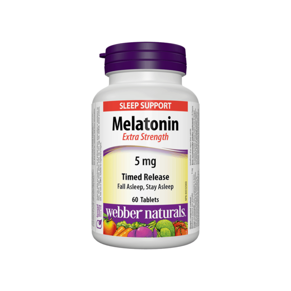 Melatonin Extra Strength/ Мелатонин 5 mg х 60 таблетки с удължено освобождаване от Vita Yana