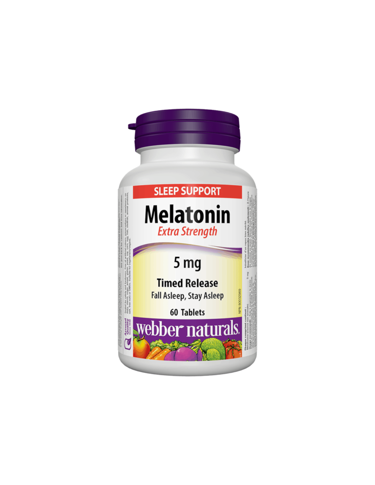 Melatonin Extra Strength/ Мелатонин 5 mg х 60 таблетки с удължено освобождаване от Vita Yana