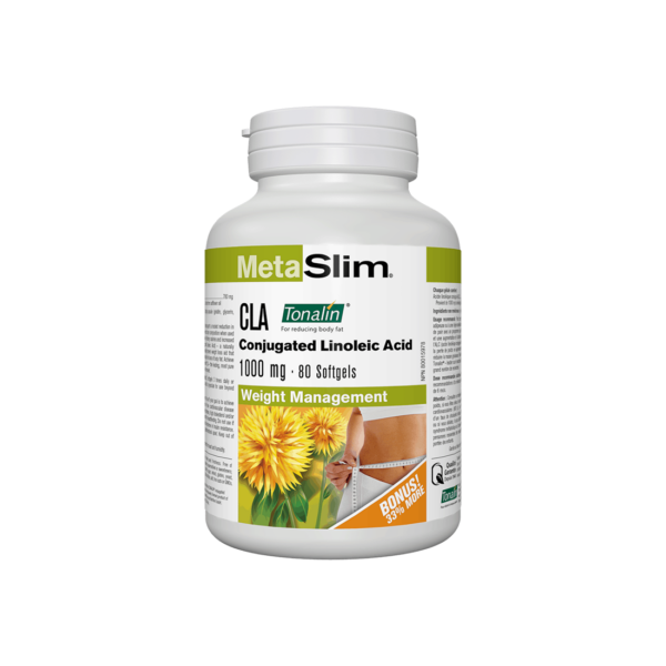 MetaSlim® CLA (Conjugated Linoleic Acid) Tonalin®/ КЛА Тоналин® 1000 mg x 80 софтгел капсули от Vita Yana