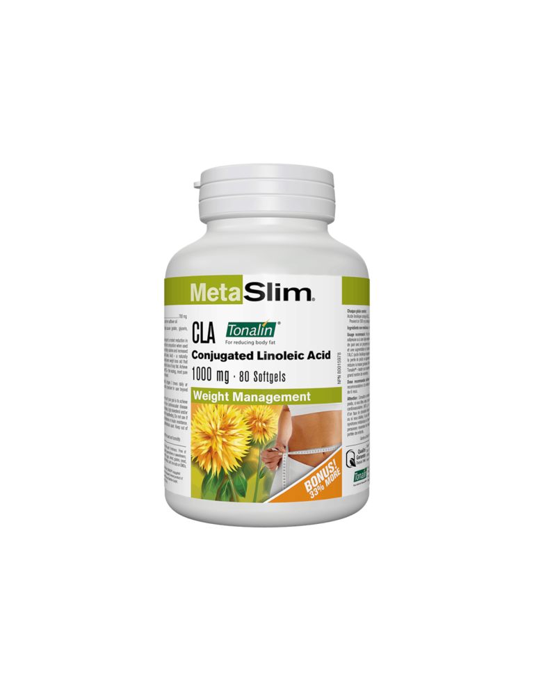 MetaSlim® CLA (Conjugated Linoleic Acid) Tonalin®/ КЛА Тоналин® 1000 mg x 80 софтгел капсули от Vita Yana