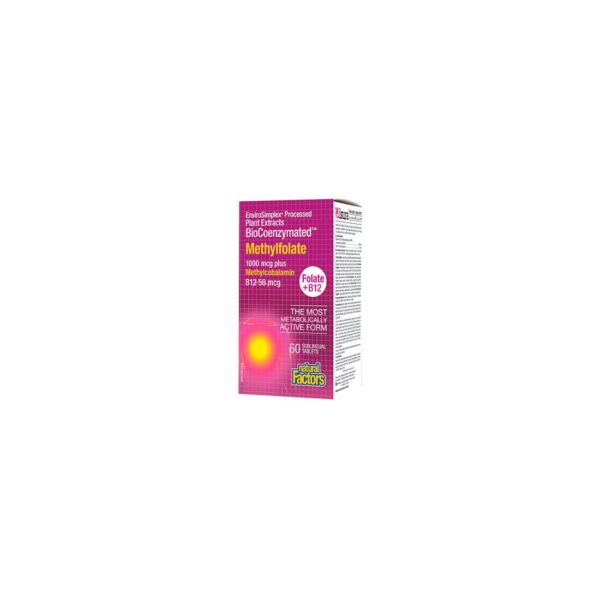 Methylfolate+B12 BioCoenzymated™/ Метилфолат (Фолиева киселина)+Витамин В12 х 60 сублингвални таблетки от Vita Yana