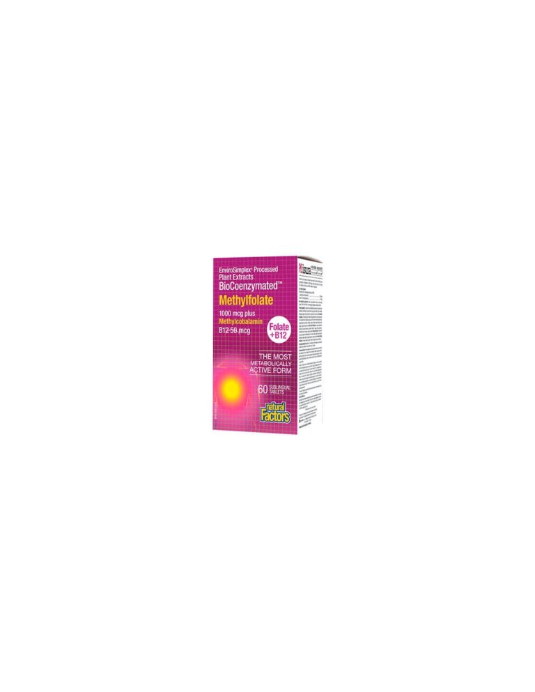 Methylfolate+B12 BioCoenzymated™/ Метилфолат (Фолиева киселина)+Витамин В12 х 60 сублингвални таблетки от Vita Yana