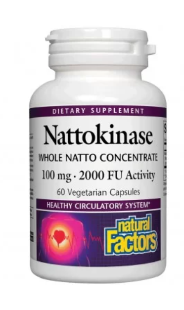 Nattokinase Natto Concentrate 2000 FU Activity/ Натокиназа 100 mg х 60 капсули от Vita Yana