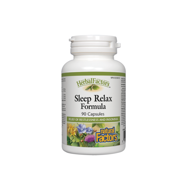 Natural Factors Sleep Relax Formula / Формула за спокоен сън х 90 капсули от Vita Yana