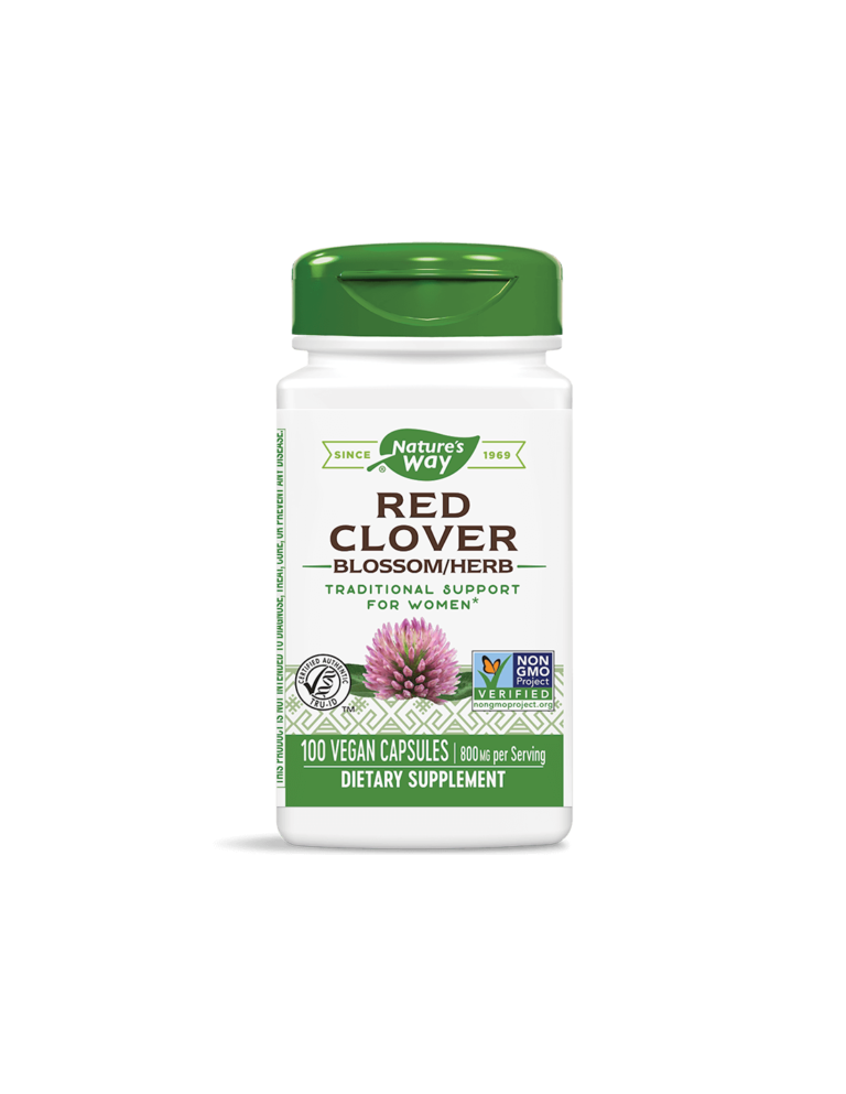 Nature’s Way Red Clover Blossom Herb/ Червена детелина (цвят и билка) 400 mg х 100 капсули от Vita Yana
