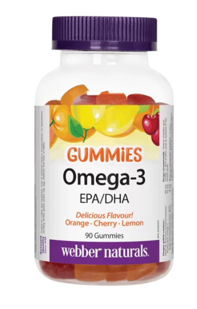 Omega-3 Gummies/ Омега-3 х 90 желирани таблетки с вкус на портокал