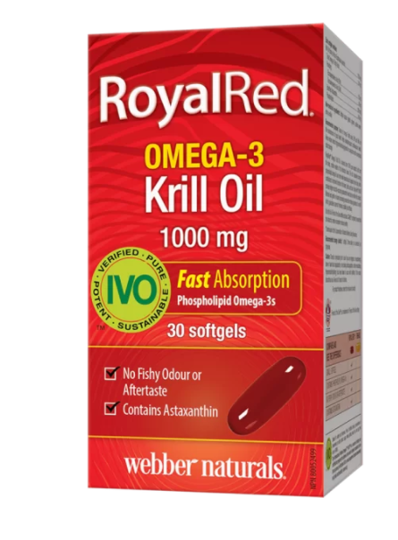 Omega-3 Krill Oil RoyalRed®/ Омега-3 Крил масло 1000 mg x 30 софтгел капсули от Vita Yana