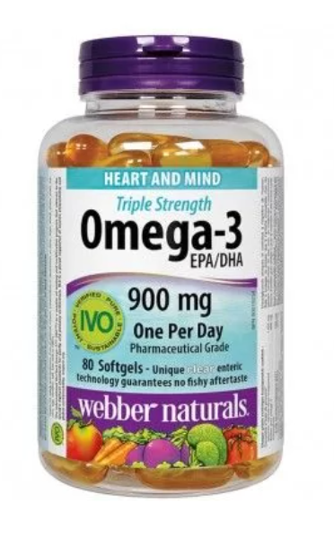 Omega-3 Triple Strenght (Тройна концентрация) x 80 софтгел капсули от Vita Yana